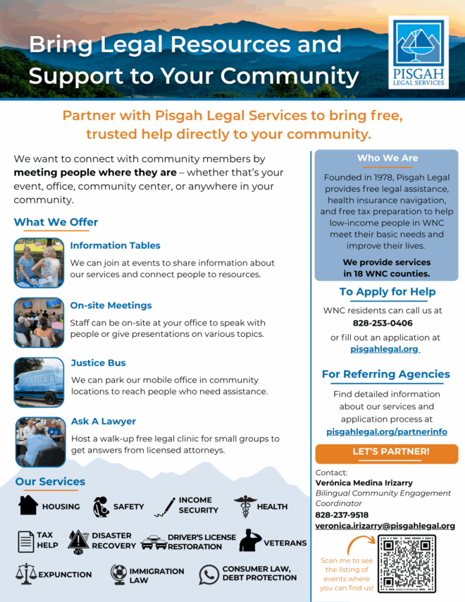 Community Outreach Events Flyer