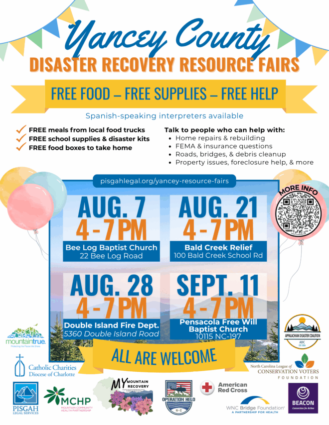 Yancey Resource Fairs Flyer Image