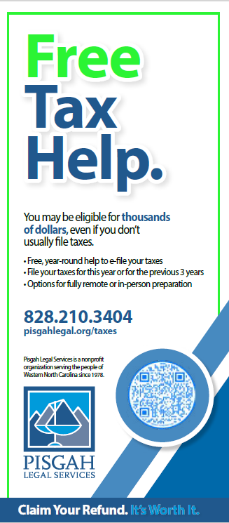 Taxes and Health Care Rack Card