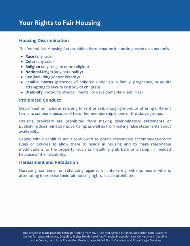 Your Rights to Fair Housing