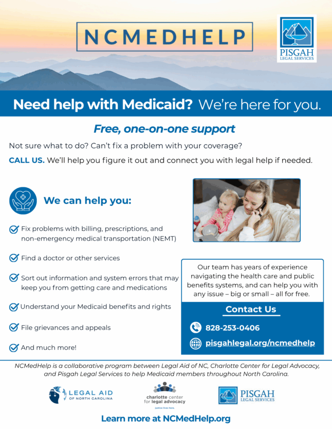 NCMedHelp Flyer