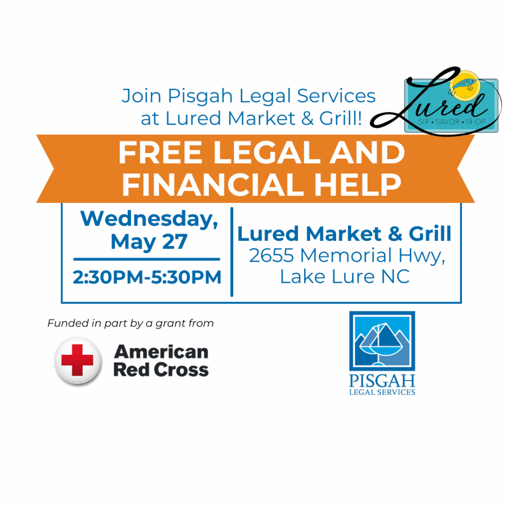 Free Legal and Financial Help at Lured Market & Grill