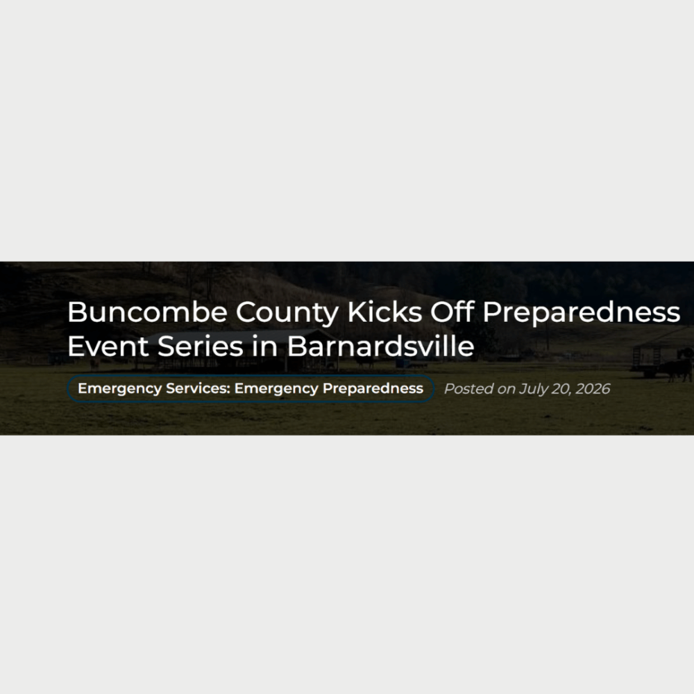 Buncombe County Preparedness Event