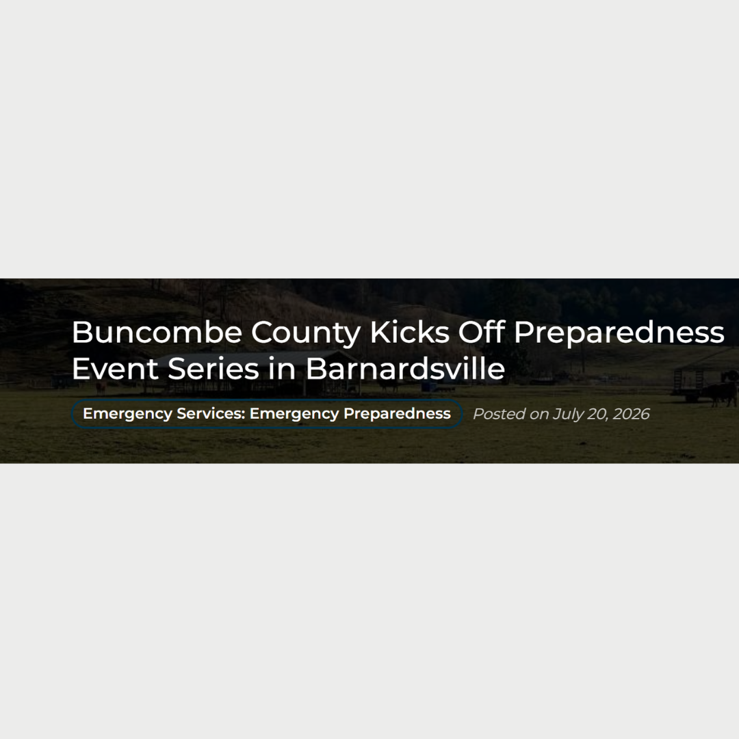 Buncombe County Preparedness Event