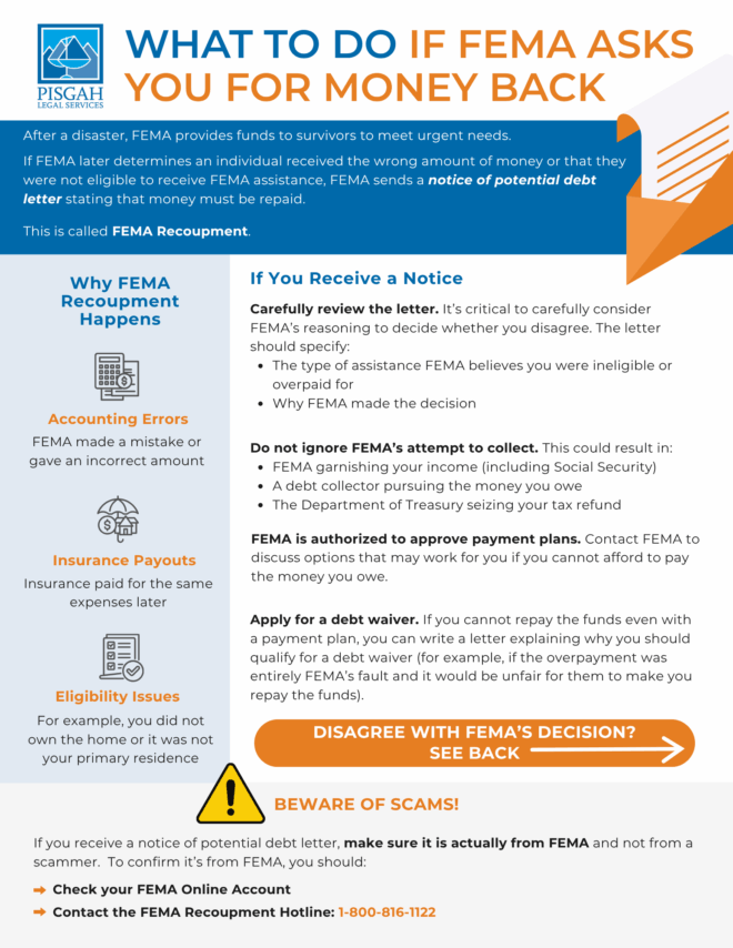 FEMA recoupment flyer