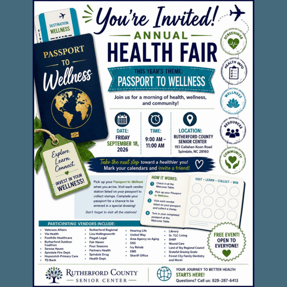 Rutherford County Senior Center Health Fair